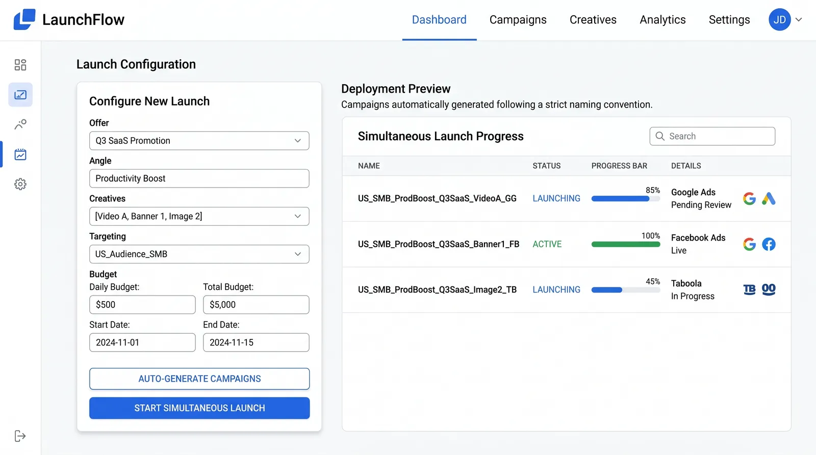 Launch Automation