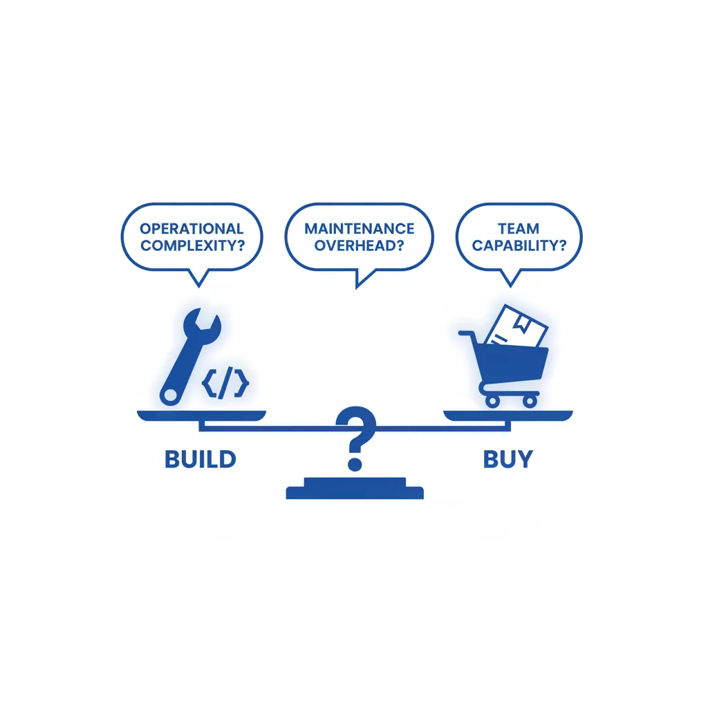 What "build vs buy" actually asks