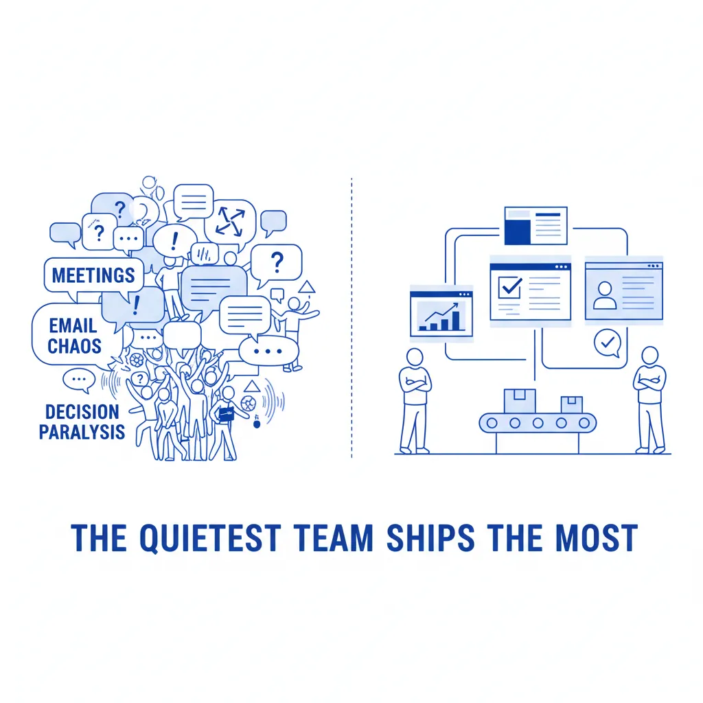 The quietest team in the agency is usually the one shipping the most